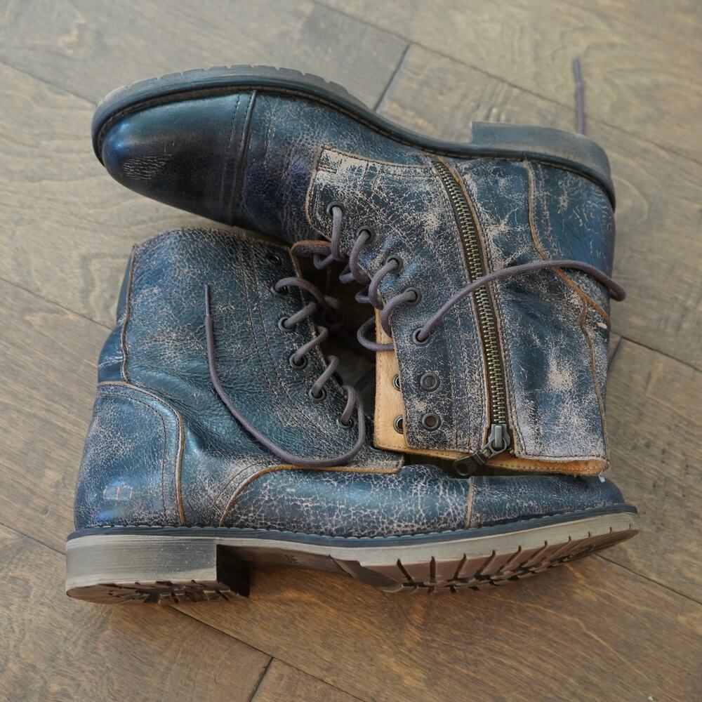 Bed Stu Protege Brown Size 8 Zip up Combat